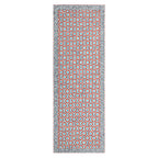 Brown and Blue Silk Scarf Fatima