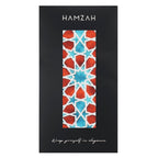Brown and Blue Silk Scarf Fatima