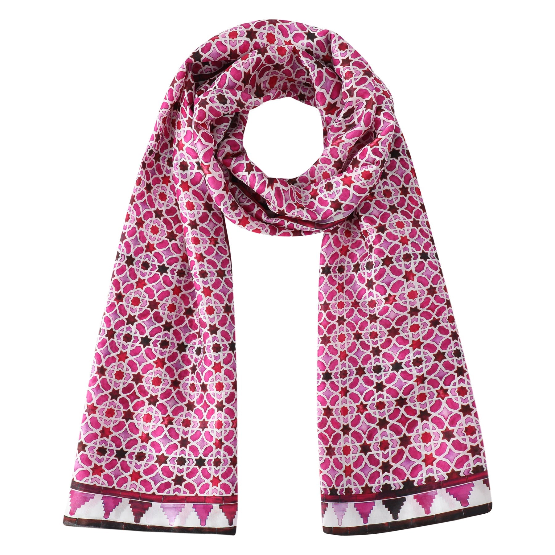Pink Silk Scarf Alcázar