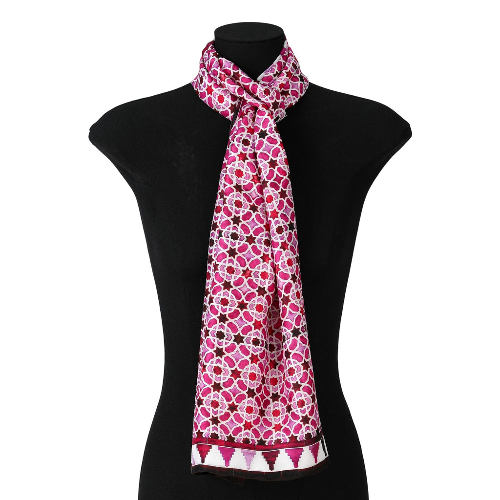 Pink Silk Scarf Alcázar