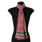 Red and Green Silk Scarf Alcazaba