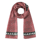 Red and Green Silk Scarf Alcazaba