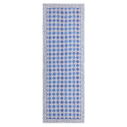 Blue and Grey Silk Scarf Najma