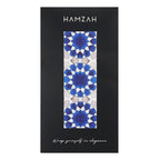 Blue and Grey Silk Scarf Najma