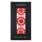 Moroccan Inspired Red Silk Scarf Najma