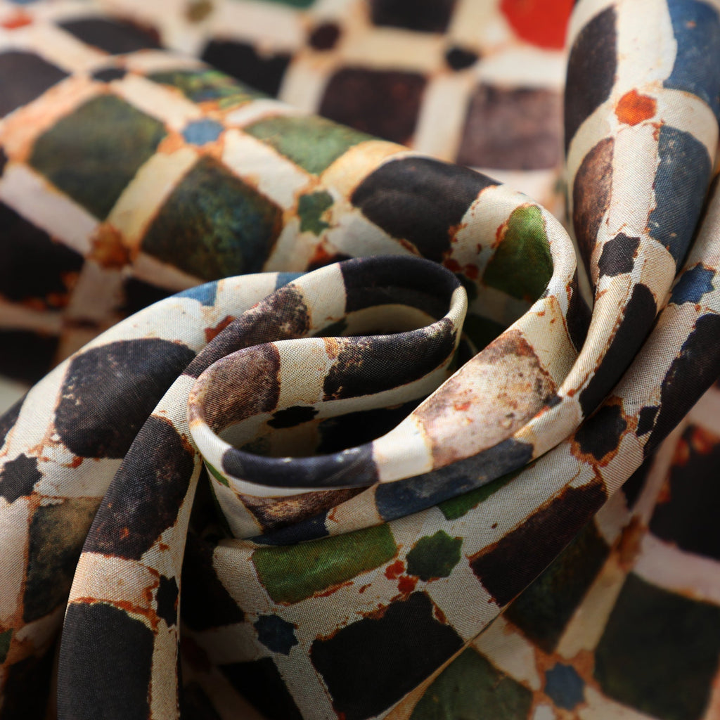 Multicolor Silk Scarf Comares