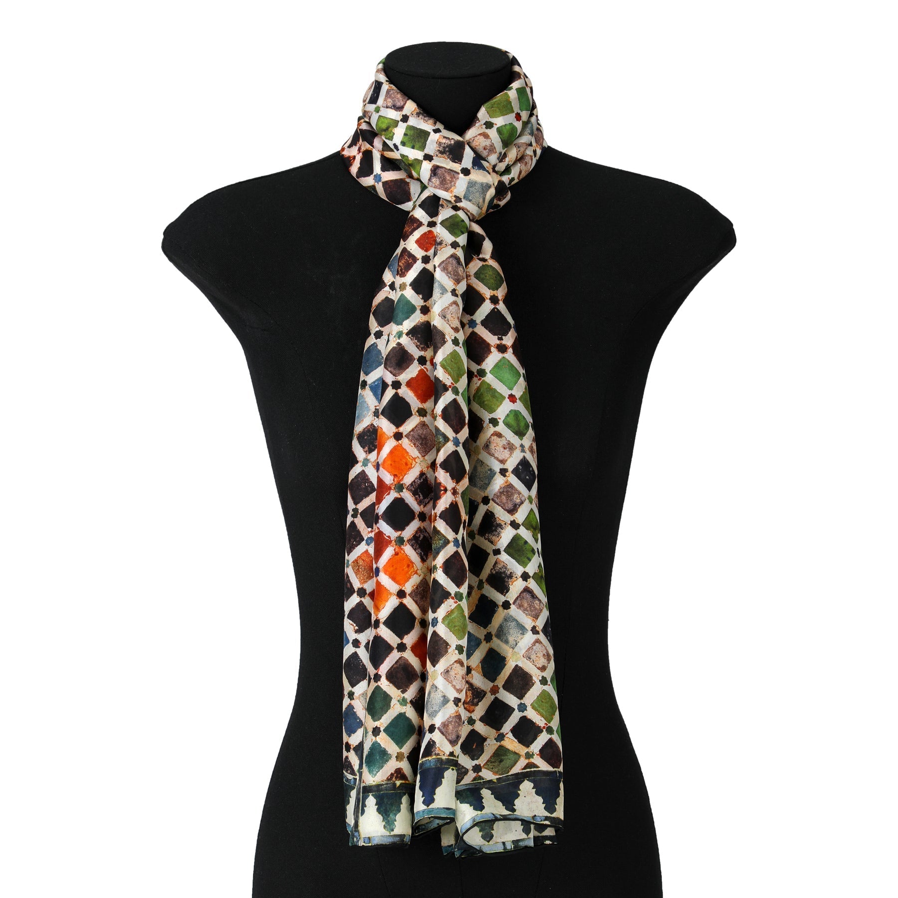 Multicolor Silk Scarf Comares