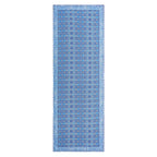 Blue Silk Scarf with Geometric Print Farah