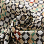 Colorful Large Silk Scarf Hub