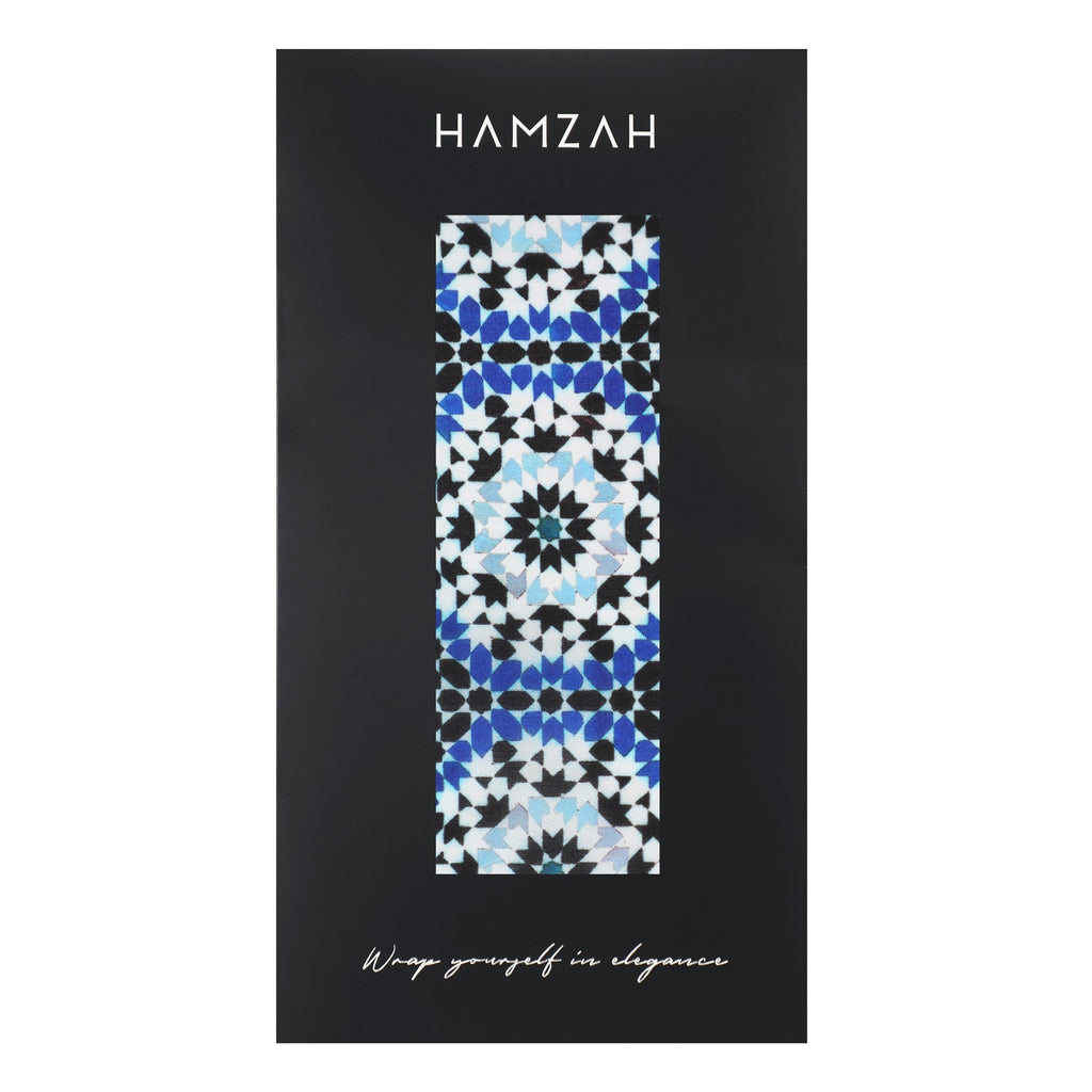 Moroccan Tiles Inspired Silk Scarf Masdar