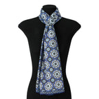 Moroccan Tiles Inspired Silk Scarf Masdar