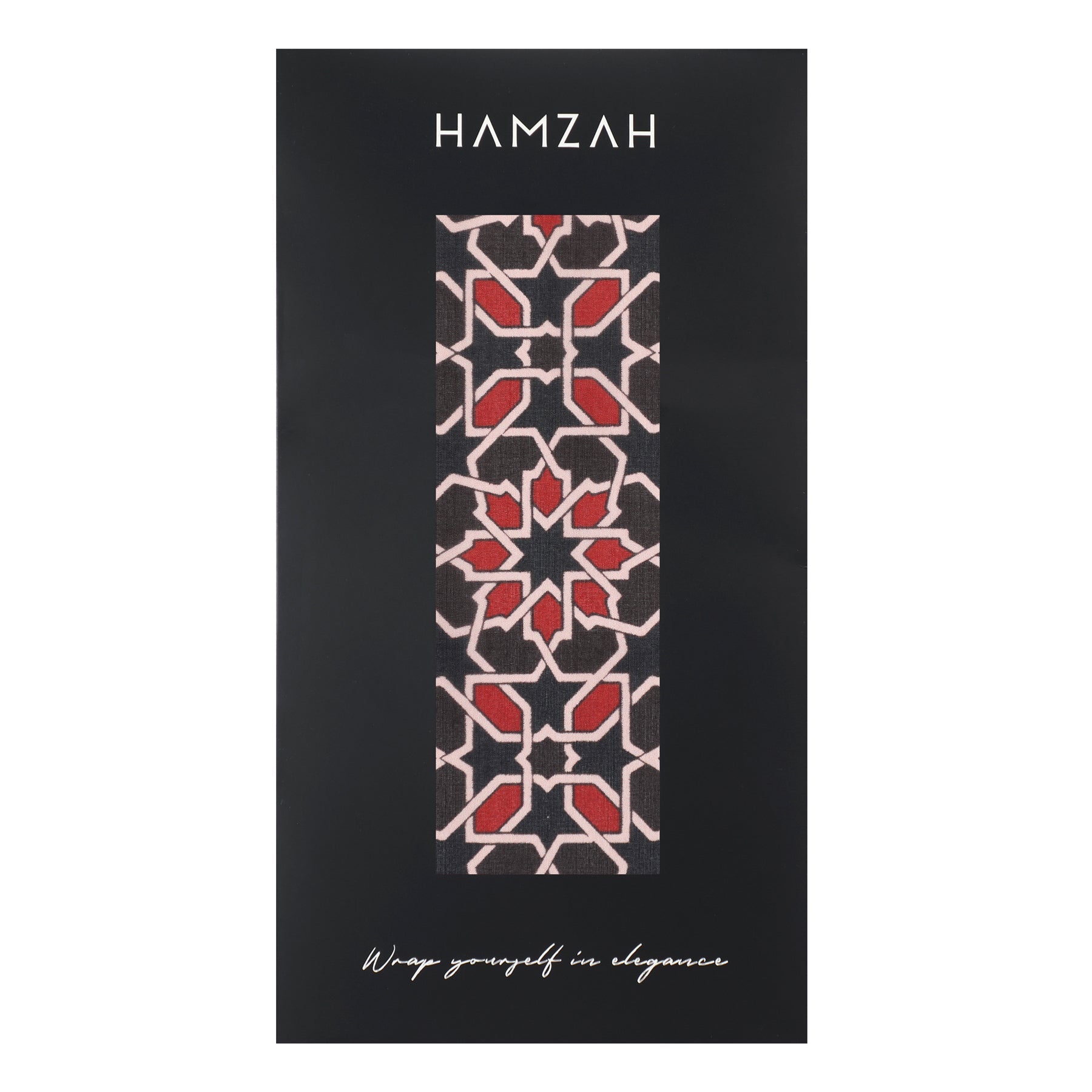 Red and Blue Silk Scarf Mirath