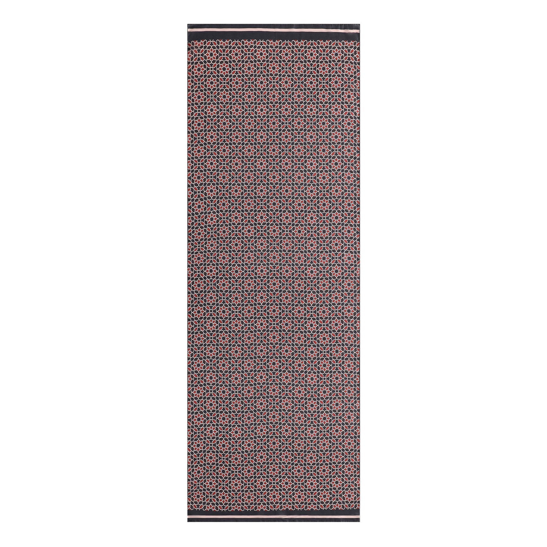 Red and Blue Silk Scarf Mirath