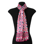 Pink Islamic Art Silk Scarf Partal