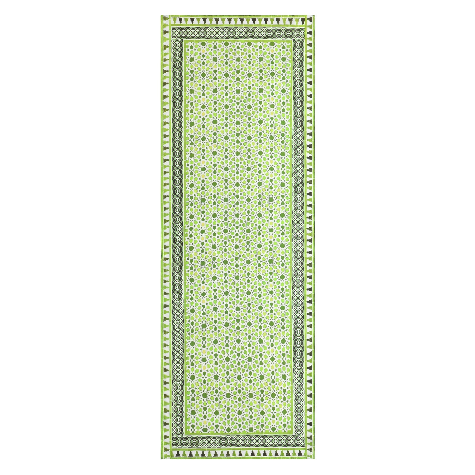 Green Silk Scarf Islamic Art Print Partal