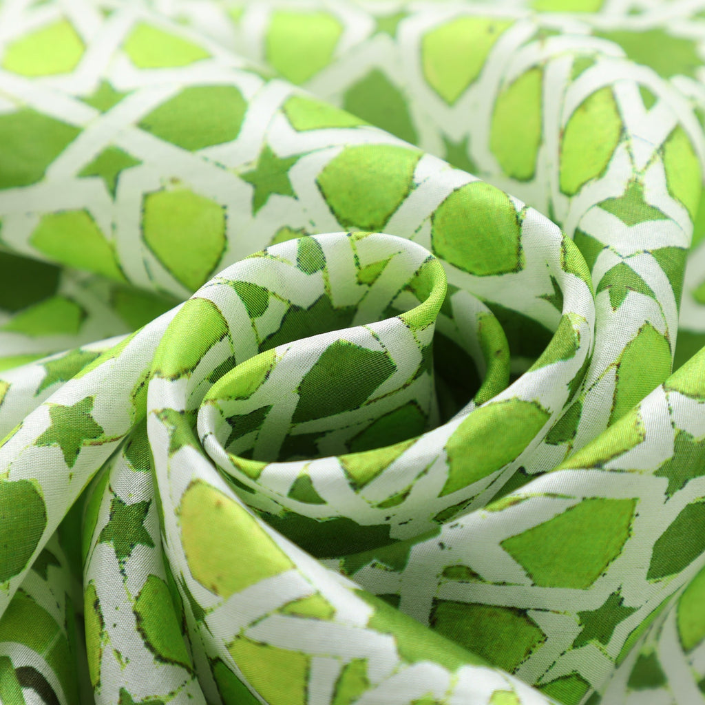Green Silk Scarf Islamic Art Print Partal