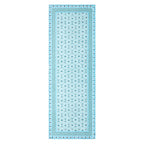 Light Blue Silk Scarf Partal