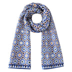 Islamic Art inspired Silk Scarf Zellige