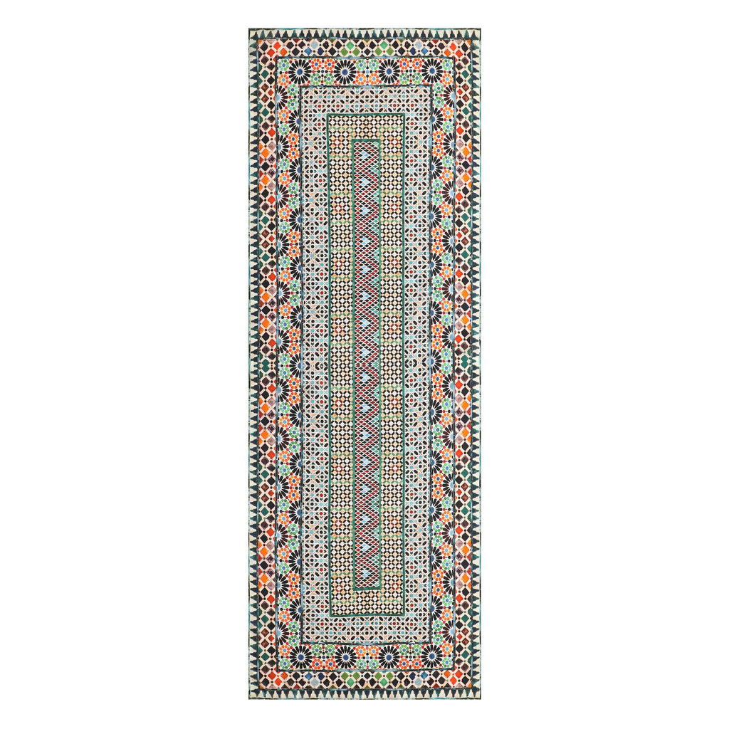 Multicolor Silk Scarf Mehdya
