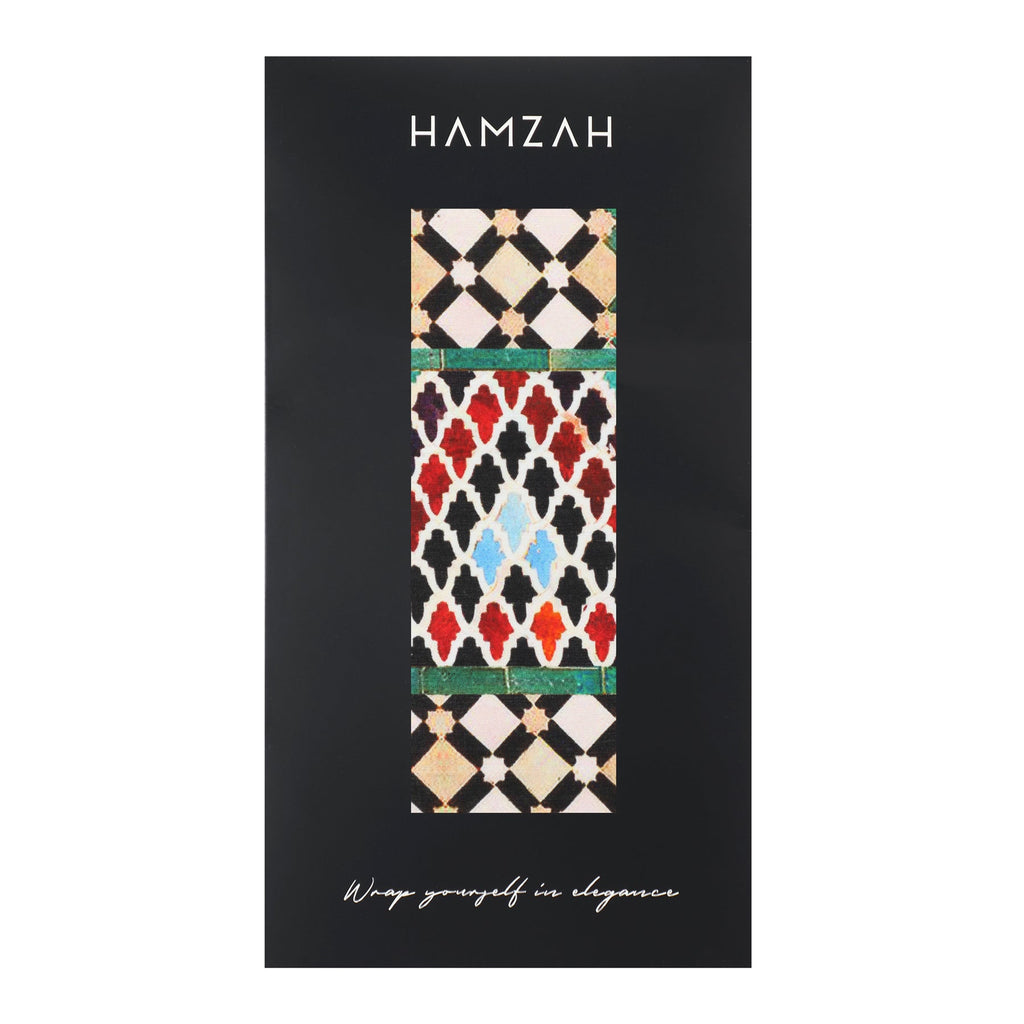 Multicolor Silk Scarf Mehdya