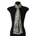Multicolor Silk Scarf Mehdya
