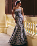 Gray Diana Lehenga Set By KYNAH, Luxury Indian Fashion & Bridal Wear