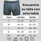 Don Algodon Premium | Pack 3 Boxers Hombre | Suaves y Transpirables | Negro, Marino, Verde