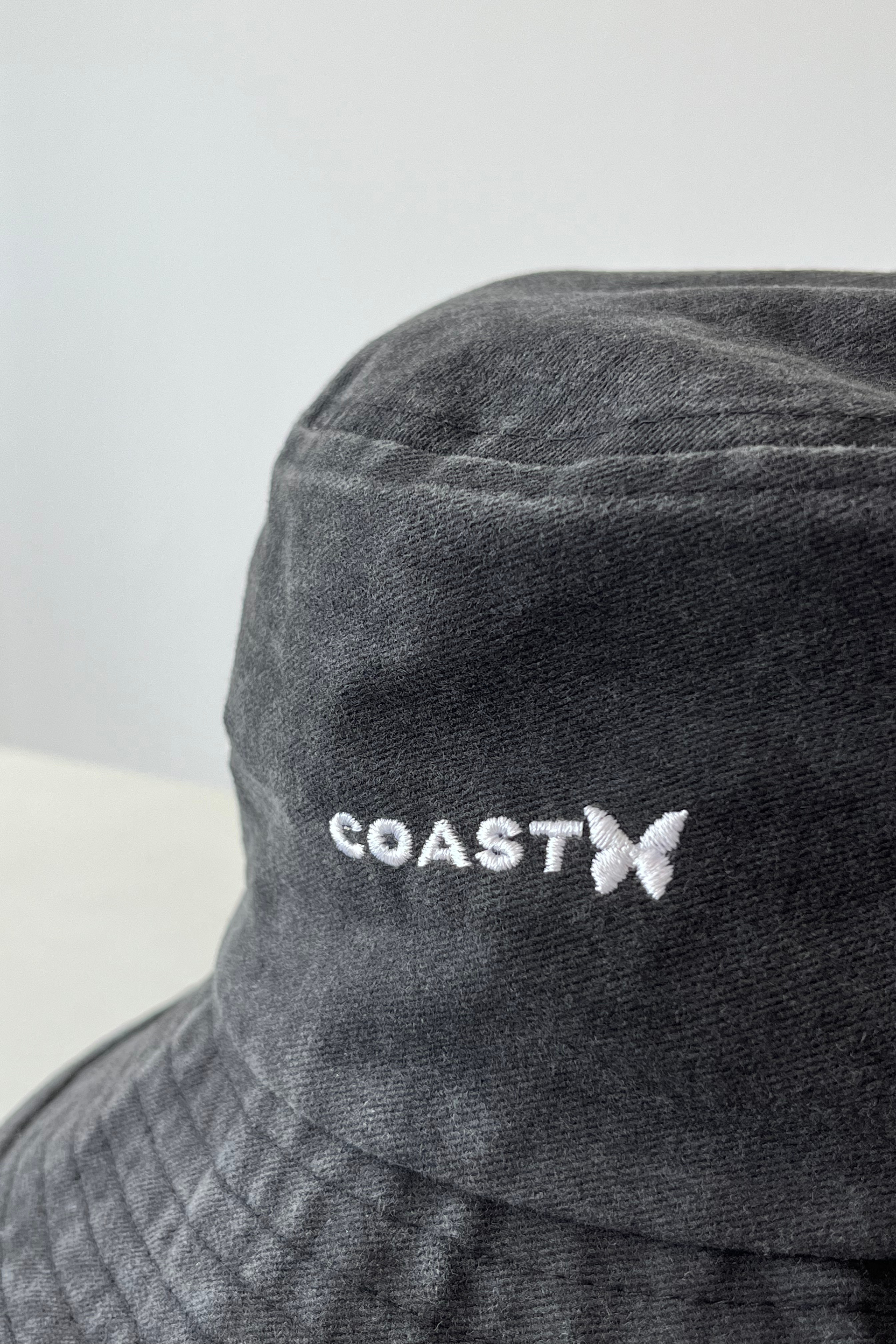 Gray Surf Bucket Hat