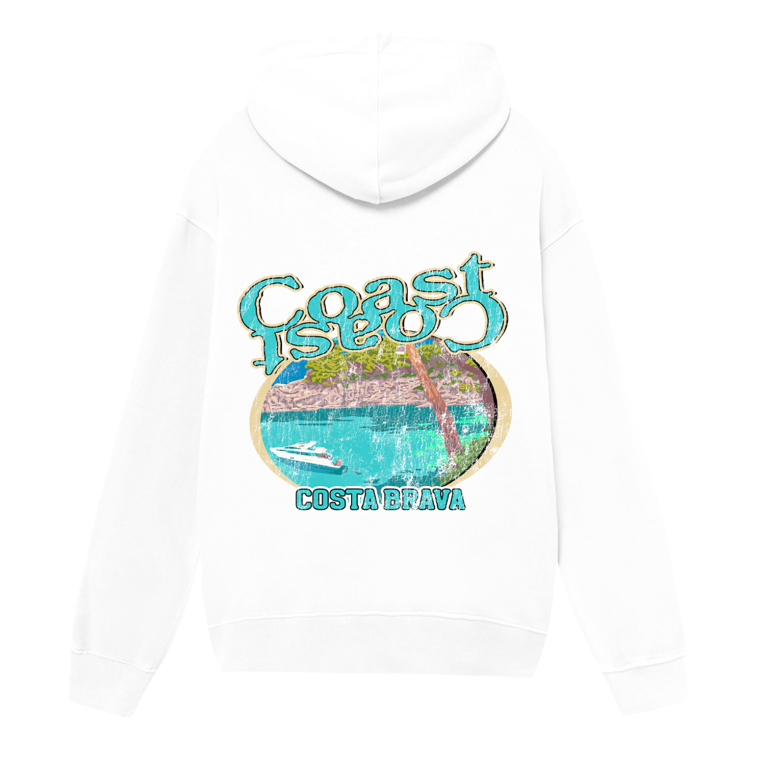 White Costa Brava Hoodie