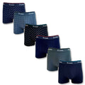 FEVI | Pack 6 Boxers para Hombre Liso y Estampado | Transpirables