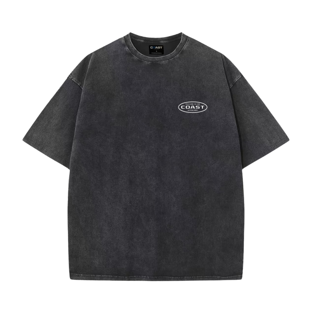 Black Washed Peaks T-shirt