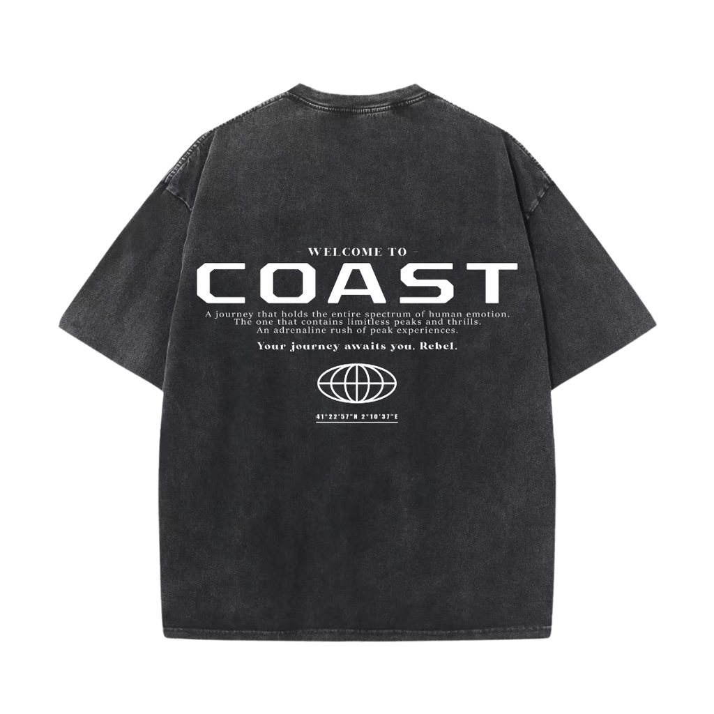 Black Washed Peaks T-shirt