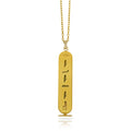 Divine Feminine Gold Cartouche Necklace