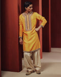The Golden Hour Kurta Set By KYNAH, Luxury Indian Fashion & Bridal Wear
