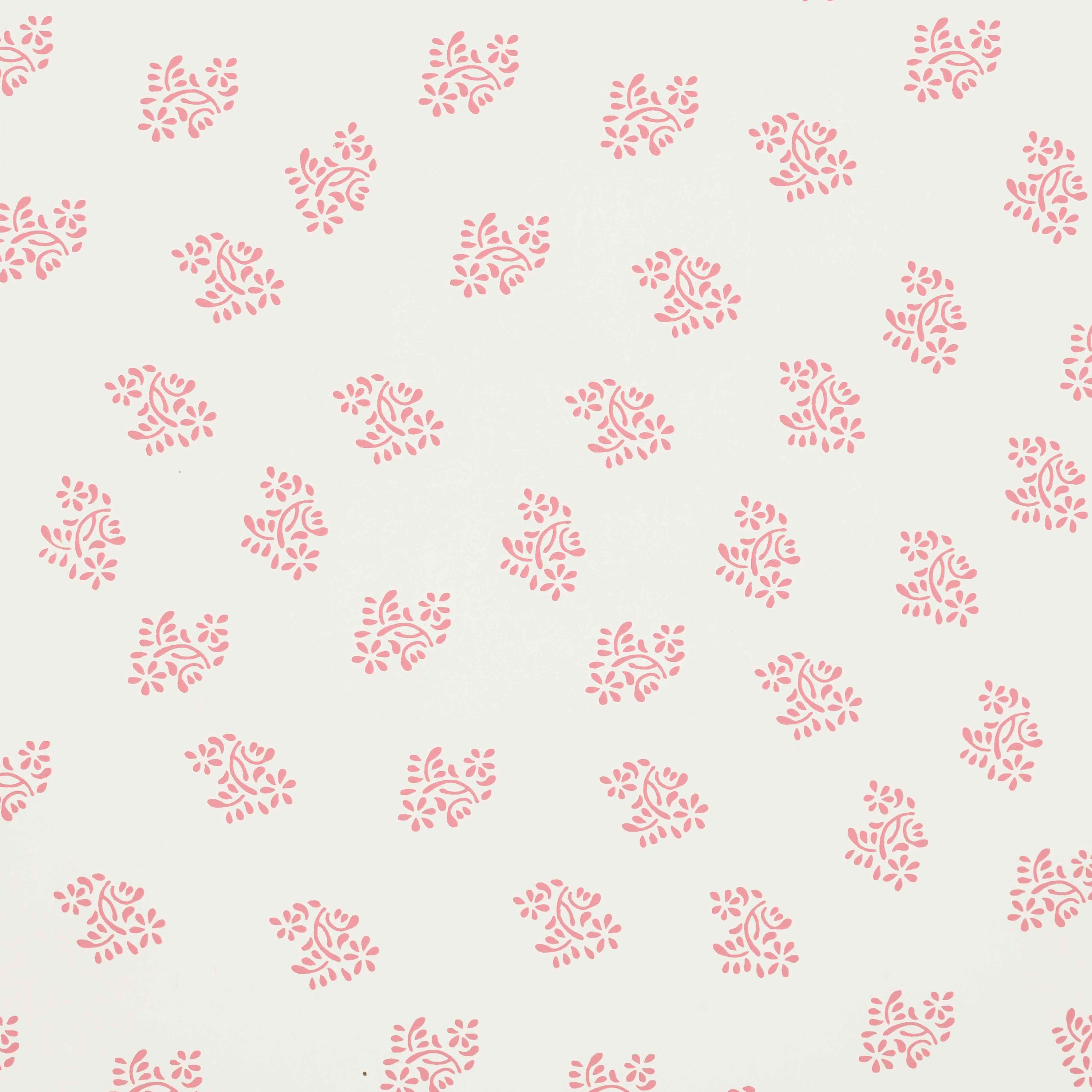 Dolly Flower Wallpaper Pink By Sister Parish Design