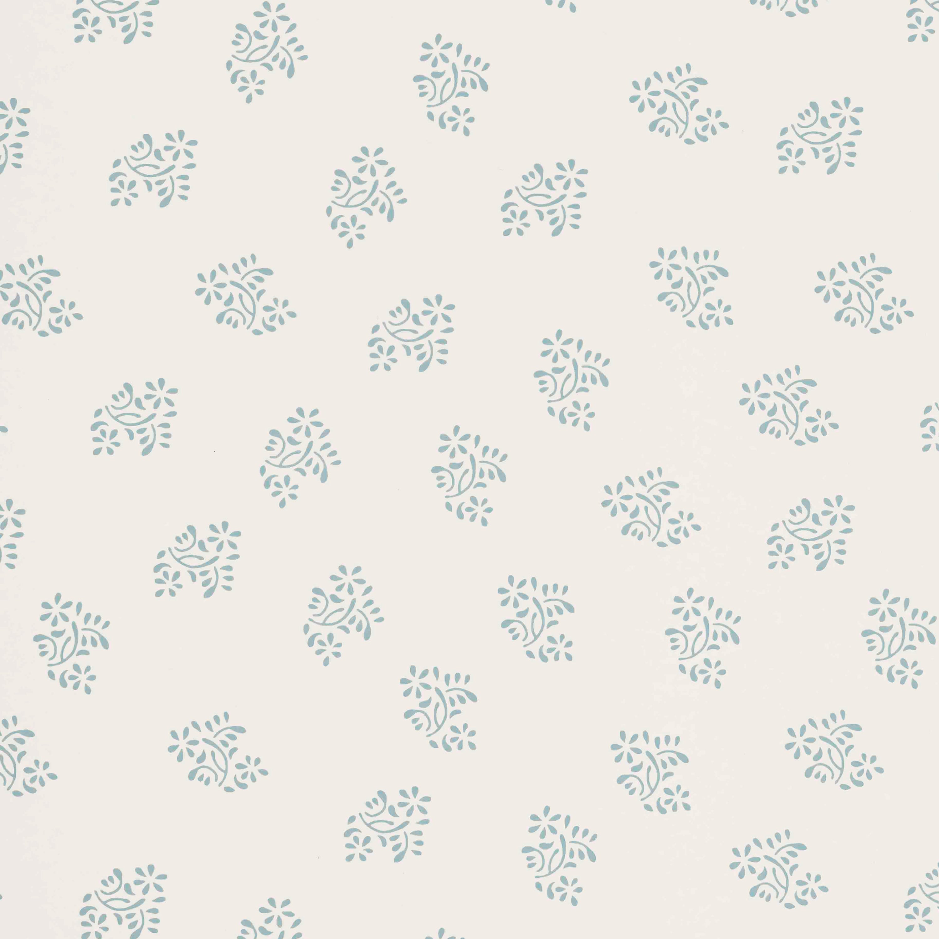 Dolly Flower Wallpaper Seafoam By Sister Parish Design