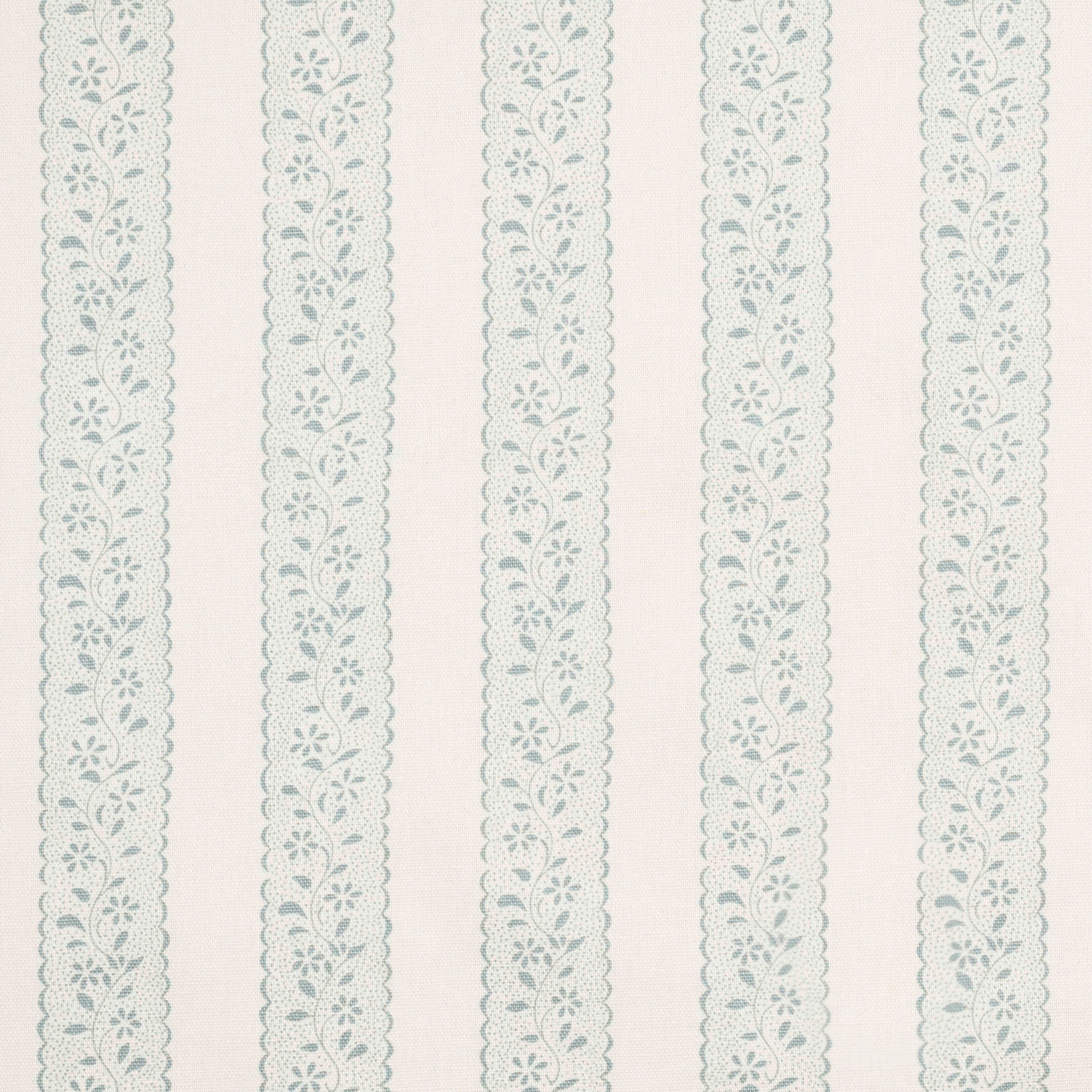 Dolly Stripe Fabric Seafoam By Sister Parish Design