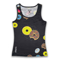 Sprints Womens Running Tank - Donuts
