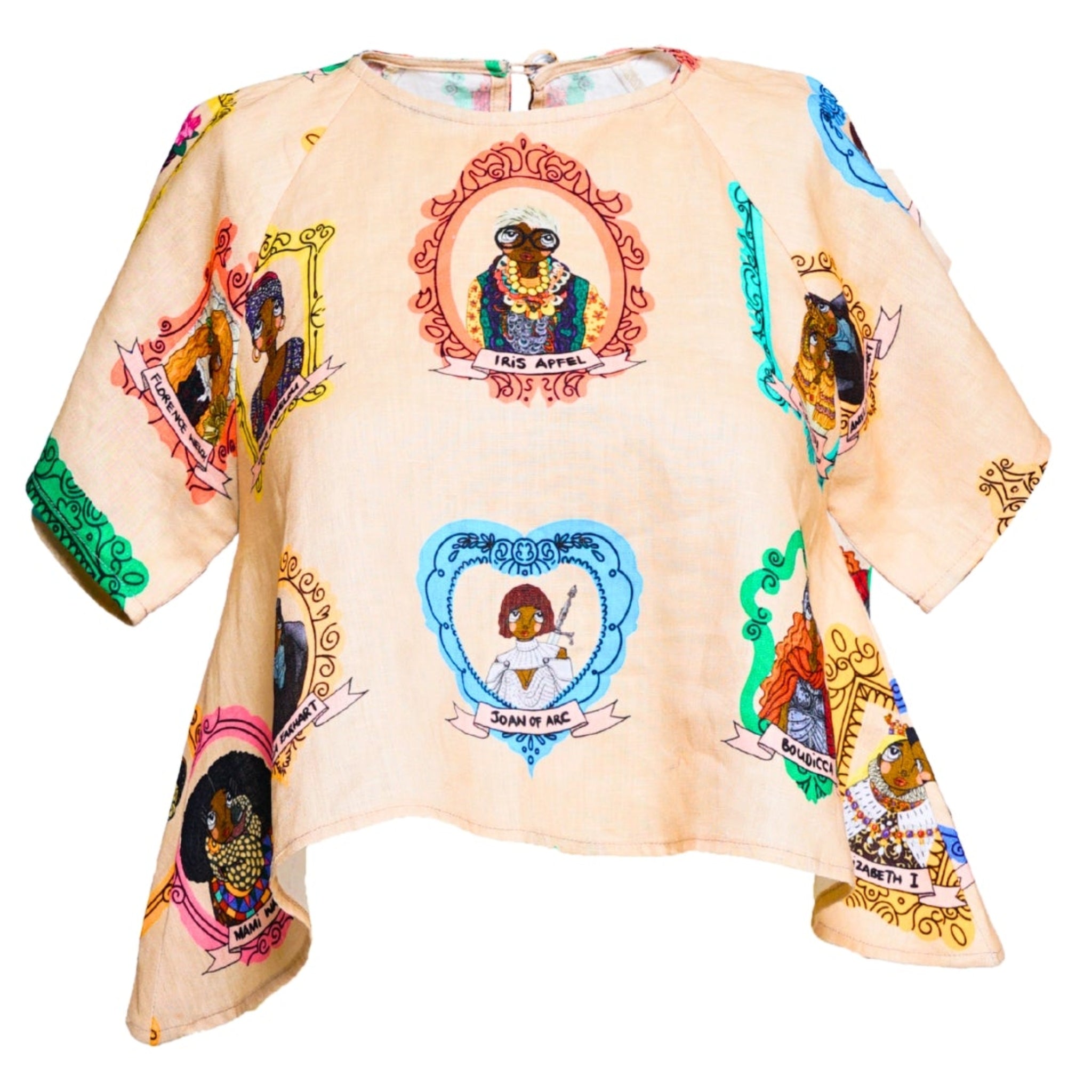Printed Women’s Quarter Sleeve Top | PR Sample