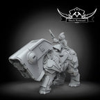 Droid thief on heavy beast, Black Remnant