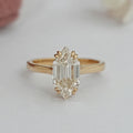 Dutch Marquise Lab Diamond Solitaire Engagement Ring