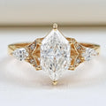 Dutch Marquise Cut Three Stone Engagement Ring