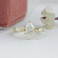 Dutch Marquise Cut And Accent Diamond  Engagement  Ring