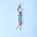 Llavero Rosa Chicle  personalizado Nenina & Co