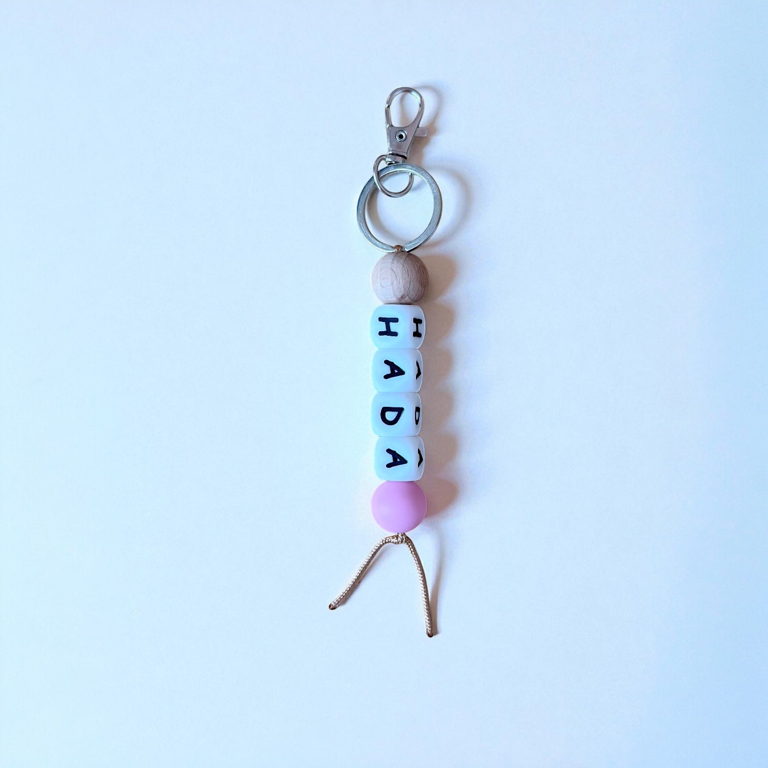 Llavero Rosa Chicle  personalizado Nenina & Co