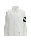 Thom Browne Striped Sleeve Shirt — White