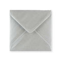 Metallic Silver Gummed V-Flap Greeting Card Envelope (130 x 130mm)