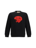 Valentino Panther Graphic Sweatshirt — Black