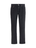 Saint Laurent Slim Fit Denim Jeans — Black