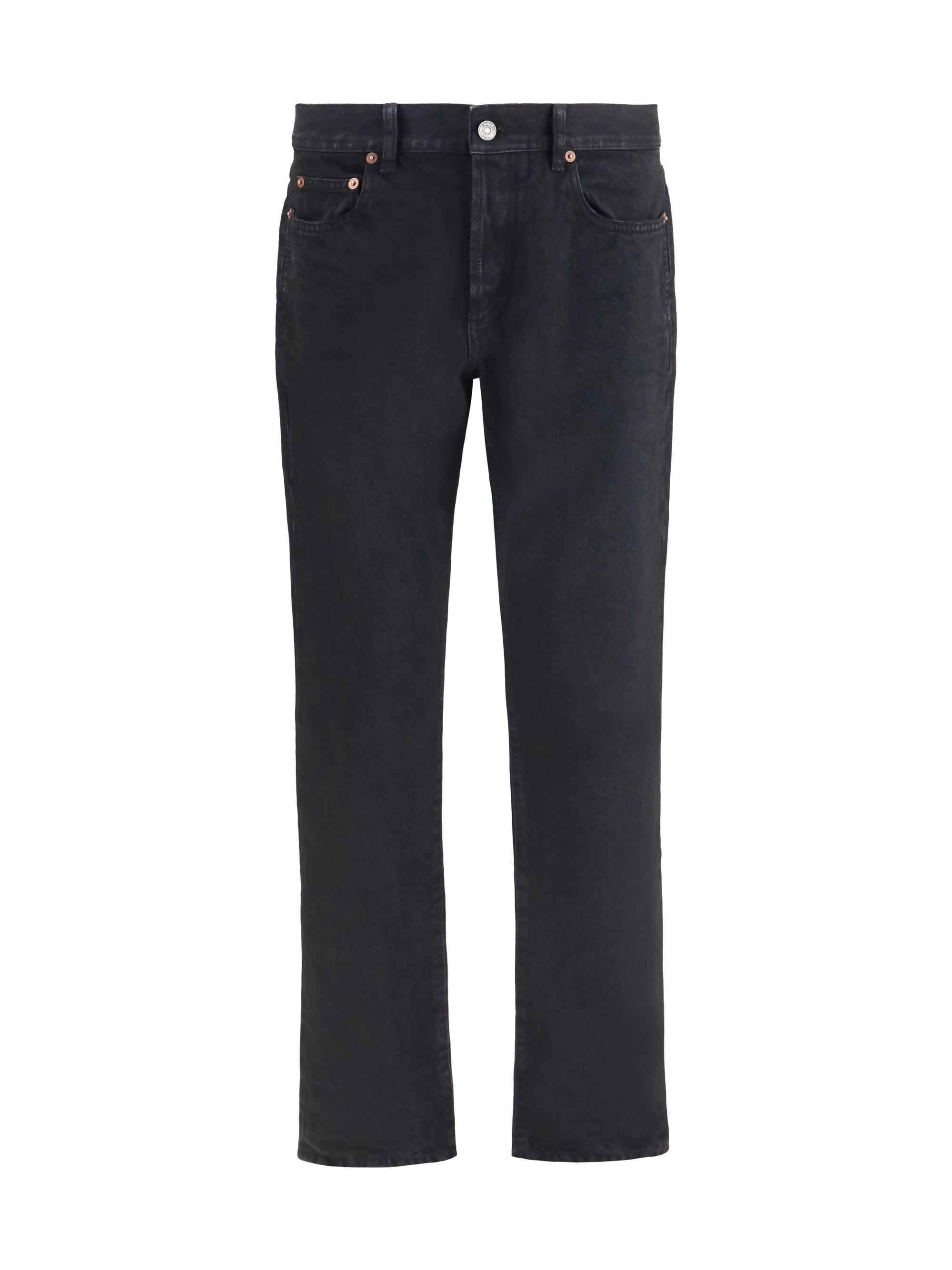 Saint Laurent Slim Fit Denim Jeans — Black